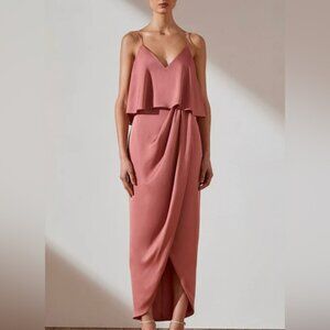 Shona Joy Pink Midi Dress